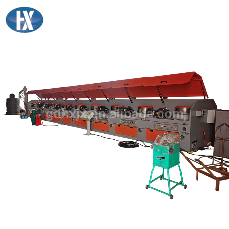CNC Automatic Wire Drawing Machine High Speed High Carbon Straight Line Wire Drawing Machine