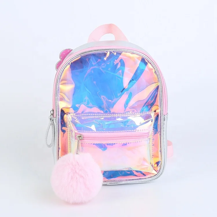 small holographic backpack