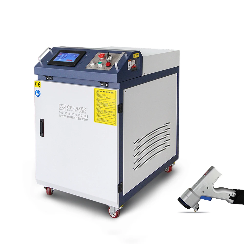 1500W Machine de nettoyage laser à fibre Laser pour la rouille continu avec  la suppression de