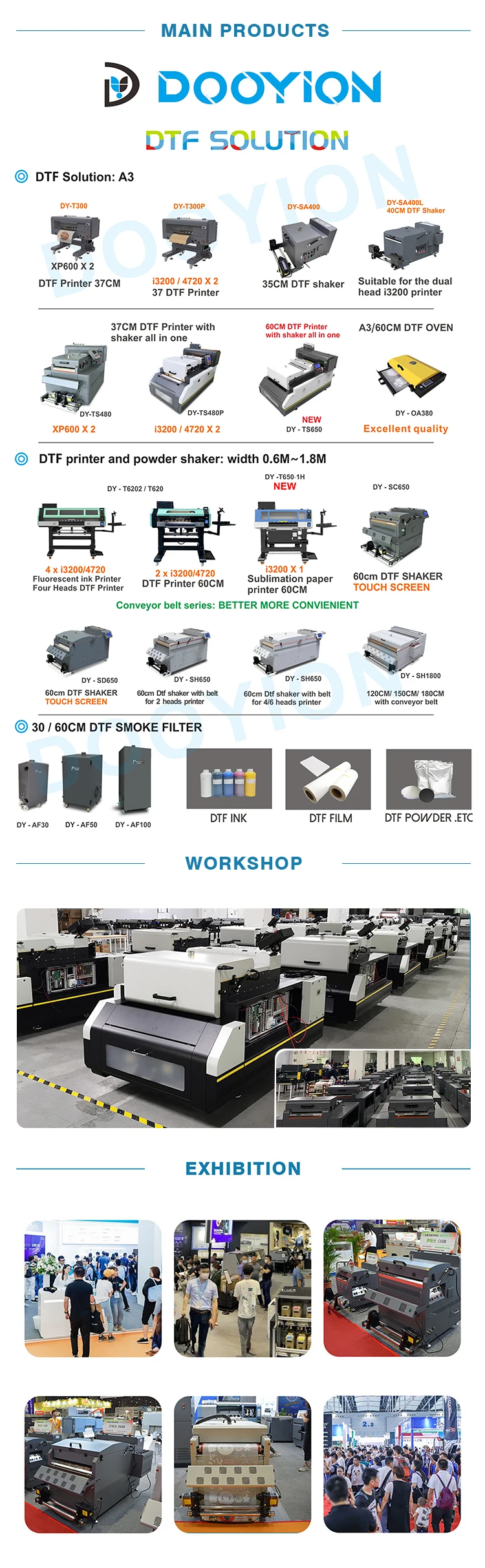 New 24 Inch 60cm 70cm Double Head A2 Commercial Pet Film Inkjet