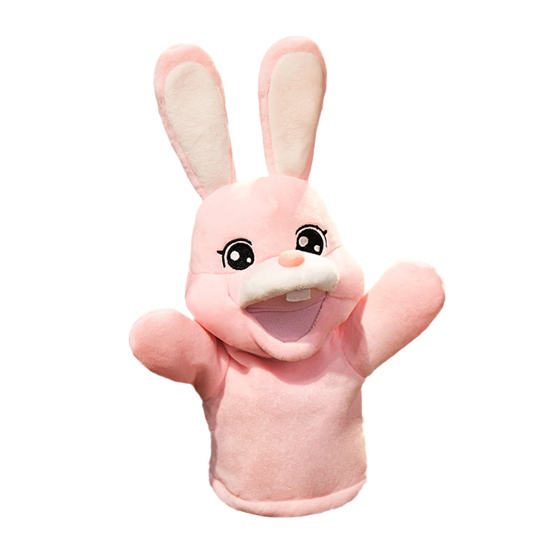 35cm Rabbit Bunny Animal Hand Puppets Plush Toy Birthday Party
