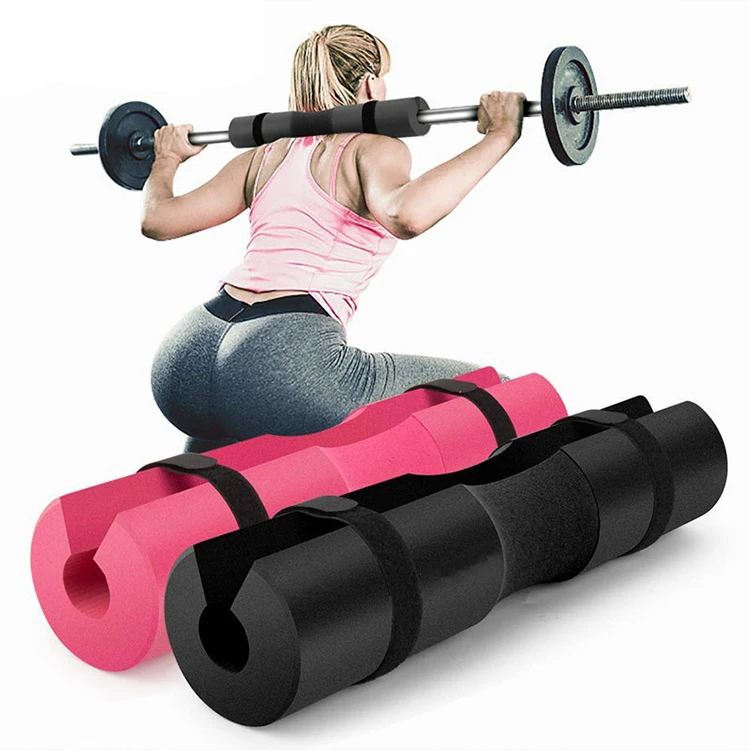 Barbell Pad Supports Squat Bar Weight Lifting Pull up Gripper Neck Shoulder Protective Pad