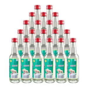 Beijing Niulanshan Erguotou Aged Baijiu Strong Aroma Type 42 Degrees Half Jin Xiaobai Niu 500ml*8 T0 Grade Whole Case