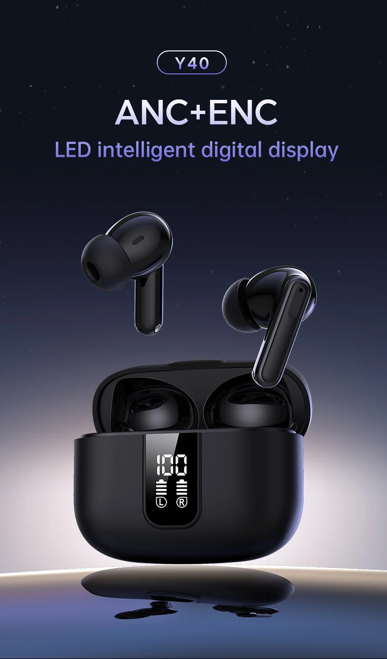 Wireless Earbuds 2024 Headphones HiFi Stereo auricolari senza fili LED Power Display IP4 Waterproof Earphones Sport Headset