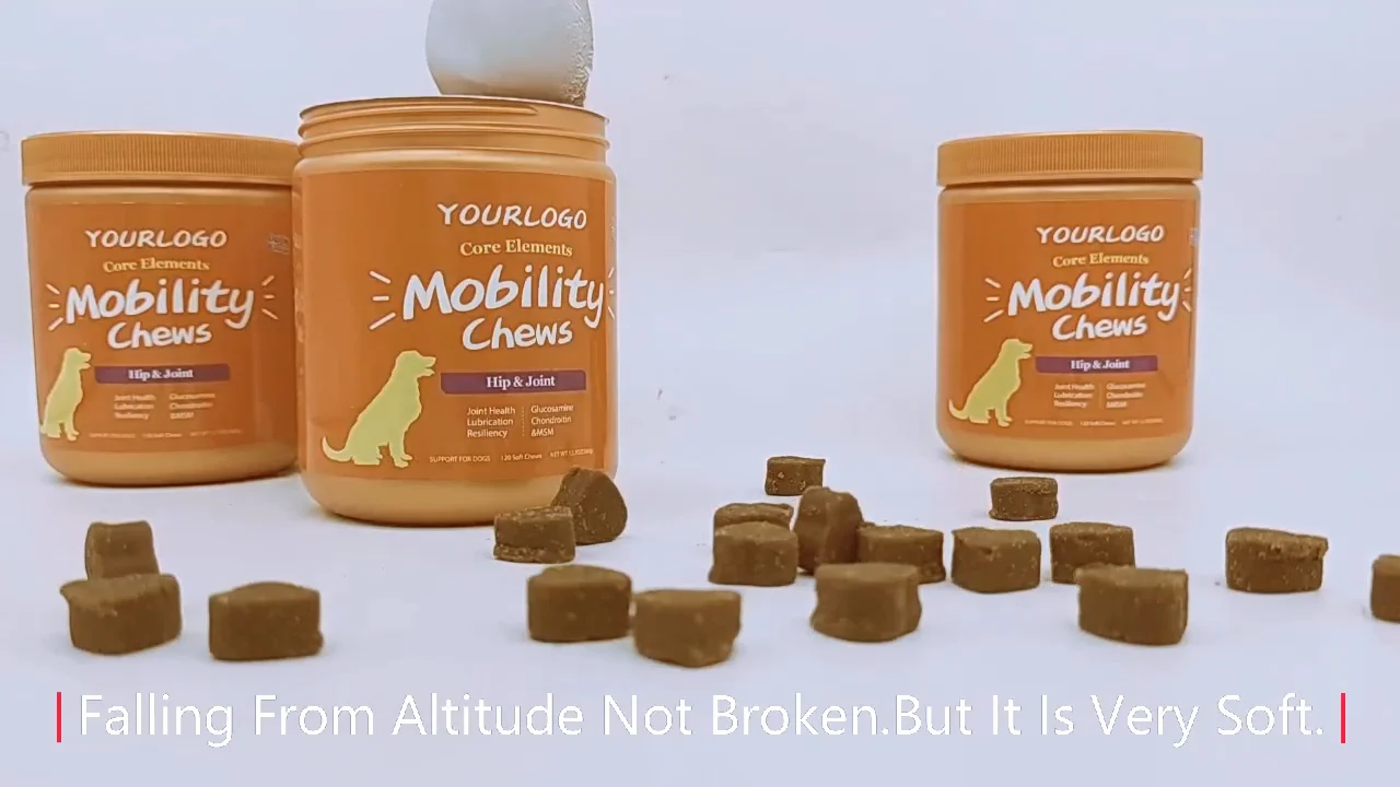 Oem/odm Natural Probiotic Soft Chews Pet Food And Supplement Dog Treats