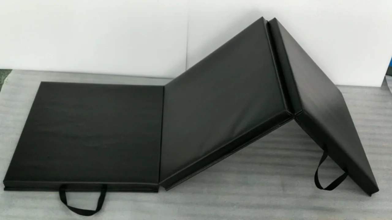 Trifold 2" Thick Blue Tumbling Gymnastics Exercise Mats Folding Gym