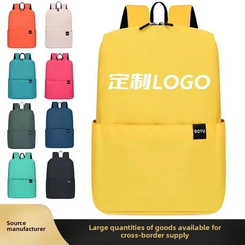 Cross-border Small Lightweight Backpack for Men Women Breathable Durable Cotton Lining for Student Travel Training Institutions preview 4