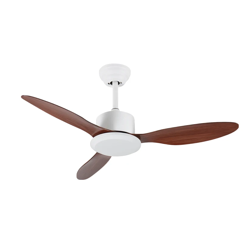 Wholesale Modern White ABS Blade LED Ceiling Fan DC Motor Remote Control Reversible BLDC Motor for Living Dining Outdoor Use