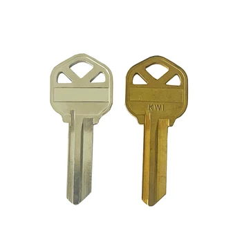 Brass Door Lock keys master key cylinder KW SC Nickel plated blank keys