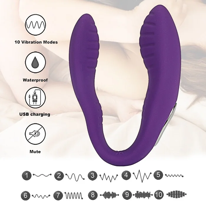 Dual Head Vibrators G Spot Stimulator Women Masturbation Remote Control Vibrator