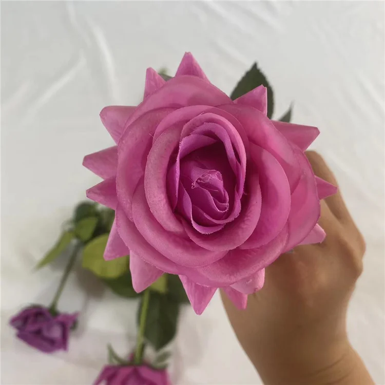 Real Touch Artificial Flower Roses Wedding Decoration Rose Latex Roses