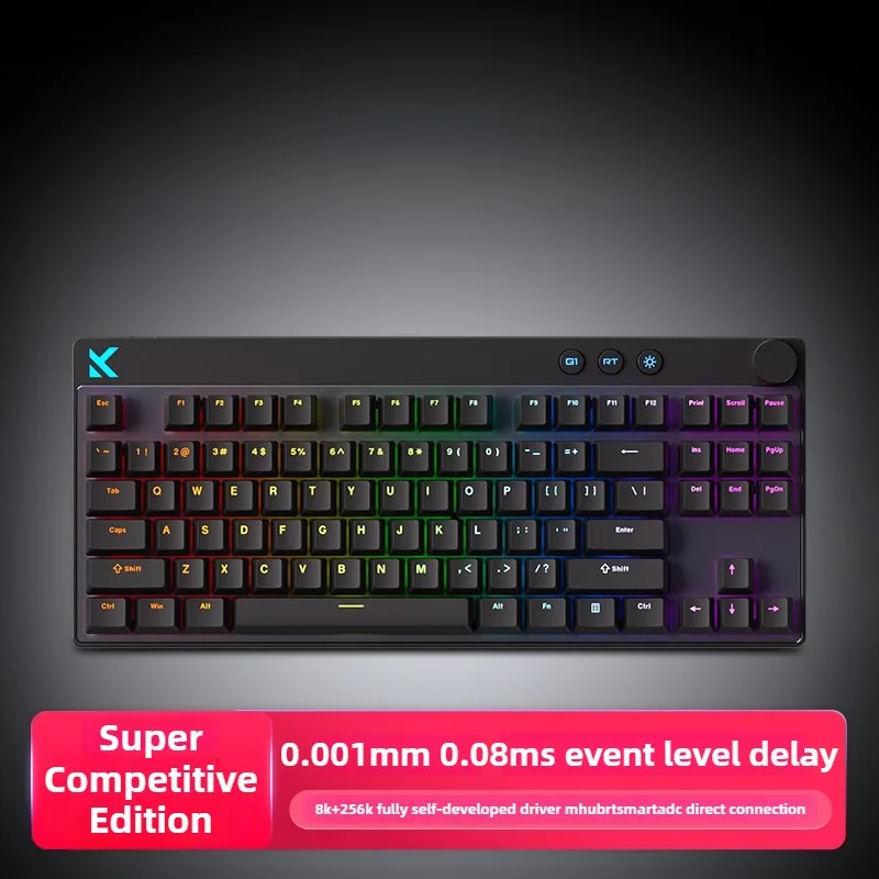 MCHOSE Mix87 Mechanical Gaming Keyboard - 87 Keys, Magnetic Switch