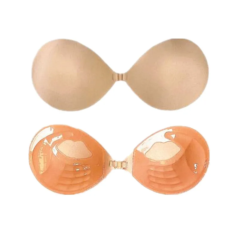 2022 New Plus Size Nipple Cover Strapless Solid Sticky Adhesive