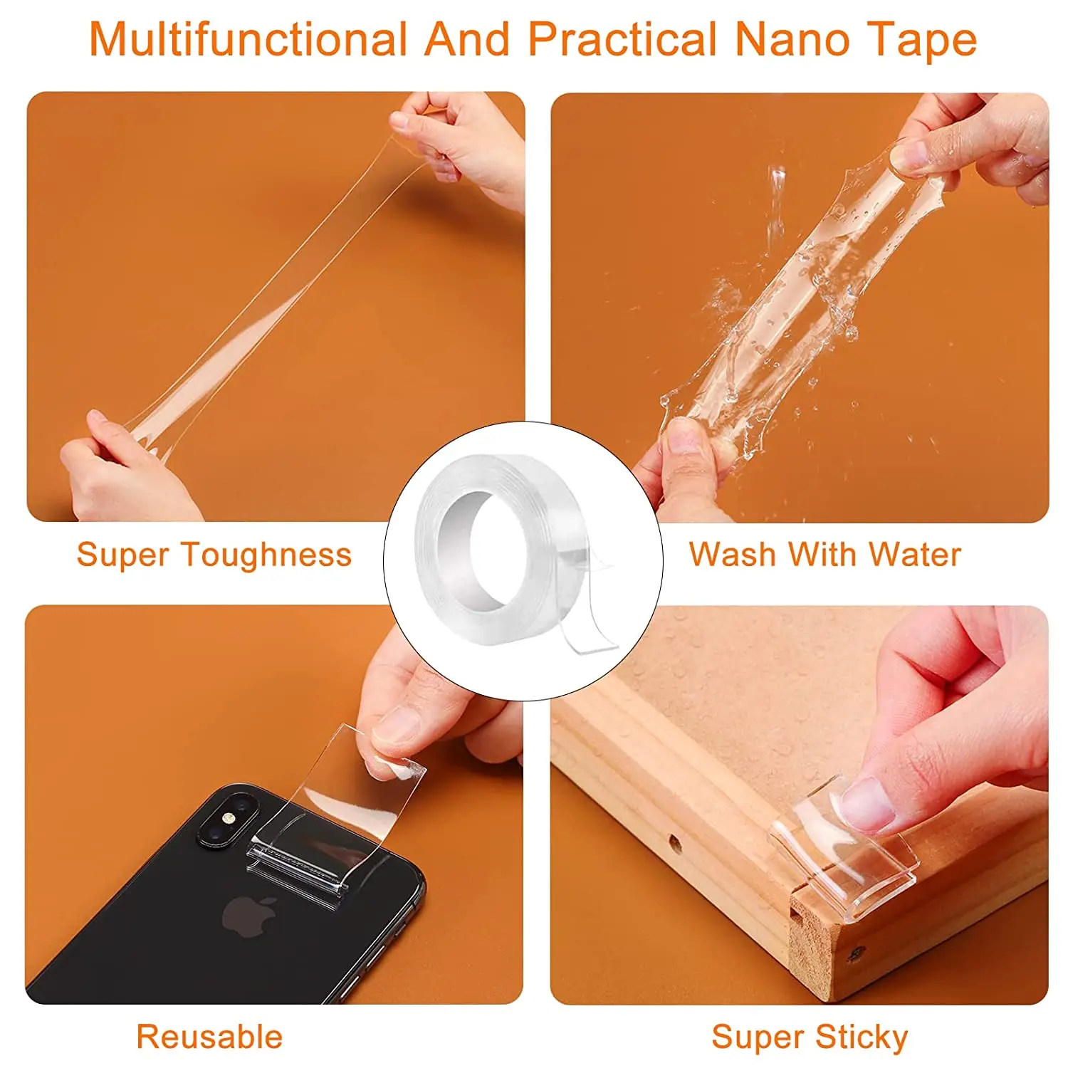 Transparent Bubble Nano Double Sided Adhesive Tape Buy