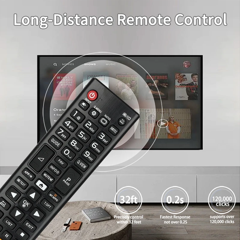 AKB74475481 Remote Control for LG TV 32LF592U 43LF590V 43LH560V 43LH570V 43UF6407 43UF640V 43UF680V 49UF640V 49UF6807 49UF6809