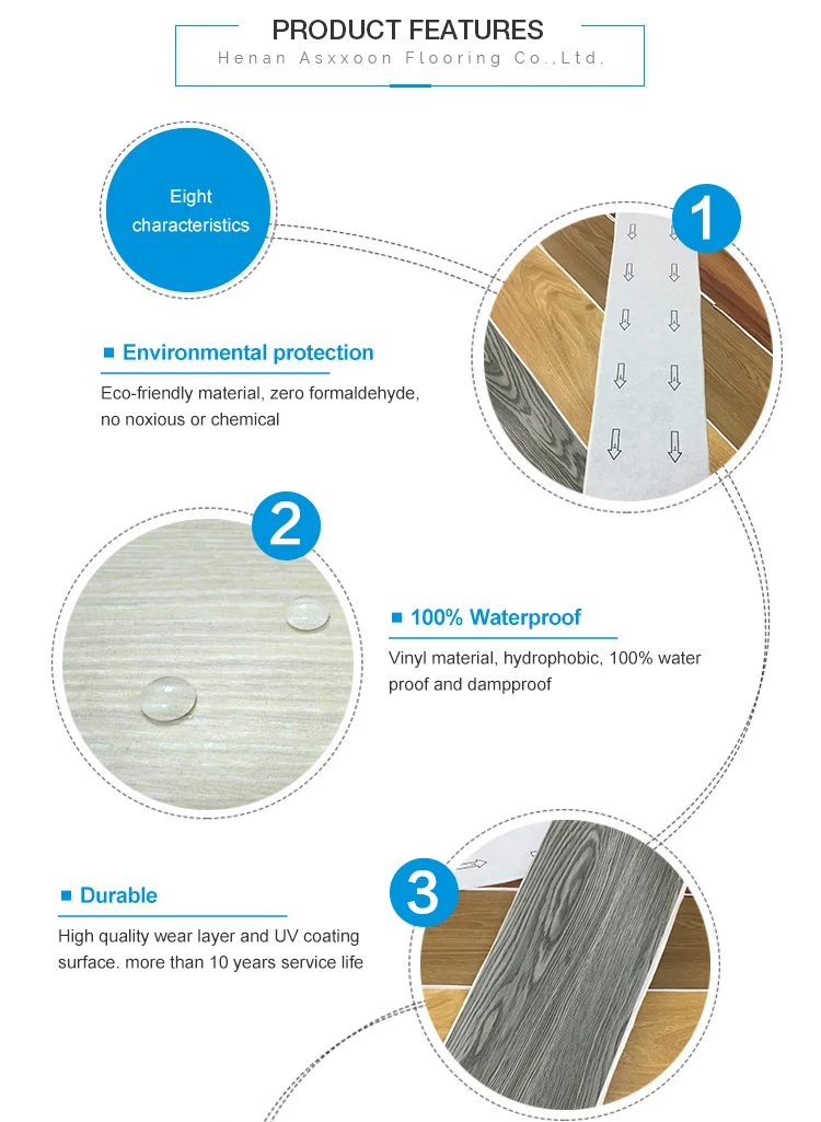 Oem/odm Customized Selfadhesive No Glue Down Loose Lay Wholesale Vinyl