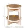 Soporte para gatos blanco de 2 niveles