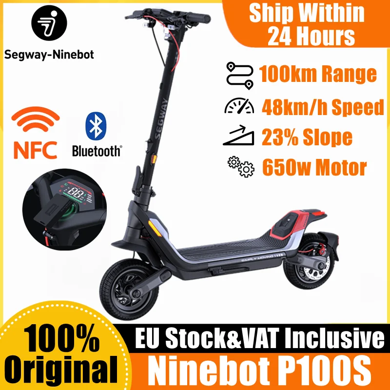 Stock UE Original Ninebot By Segway MAX G30 Scooter Électrique