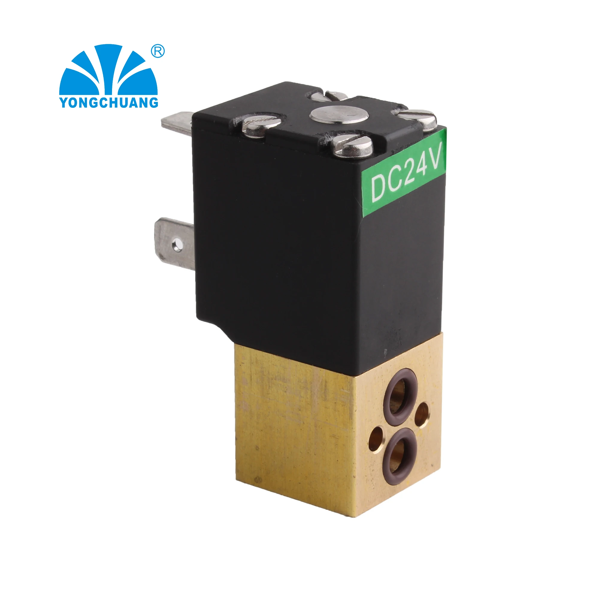 Brass medical high flow proportional control air flowrate adjustable solenoid valve for oxygen use