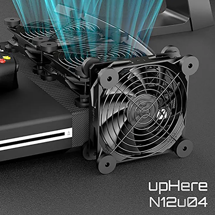 UpHere 120mm Desktop USB Fan with 3 Adjustable Speeds for Laptop