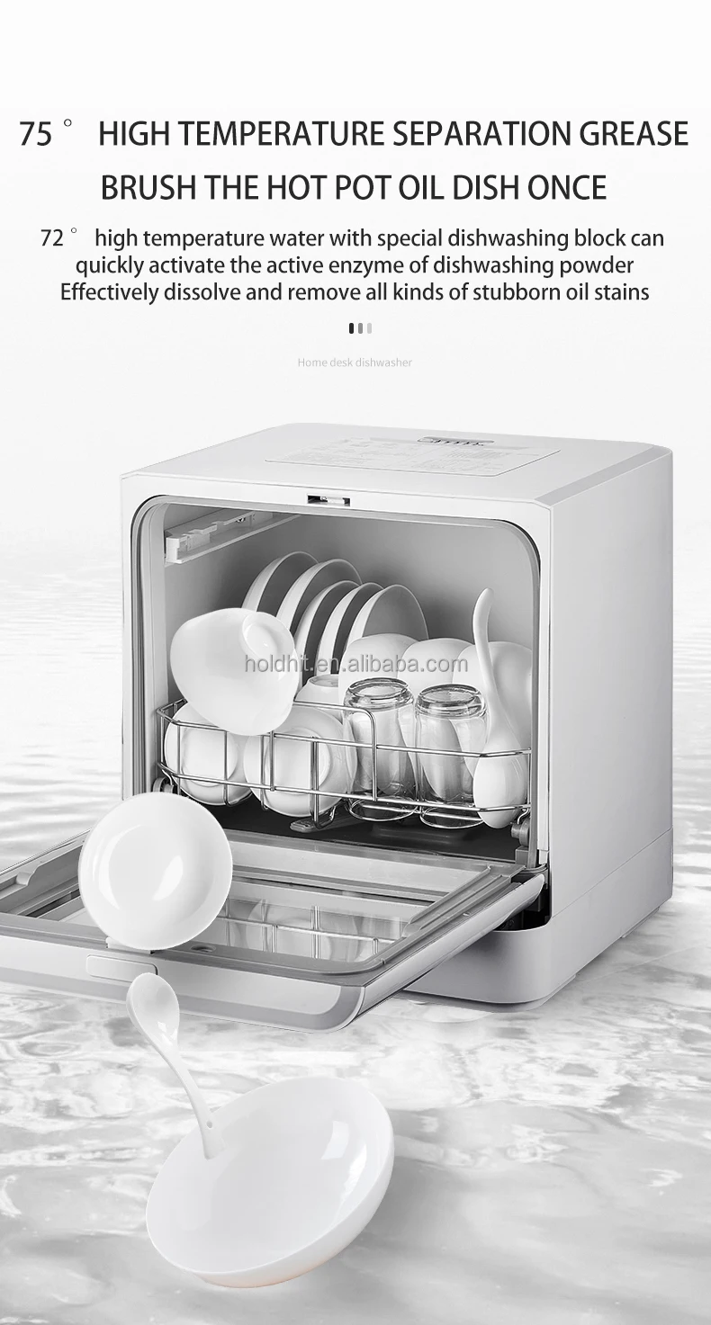 Kitchen Household Electric Automatic Dishwashers Fullintegrated