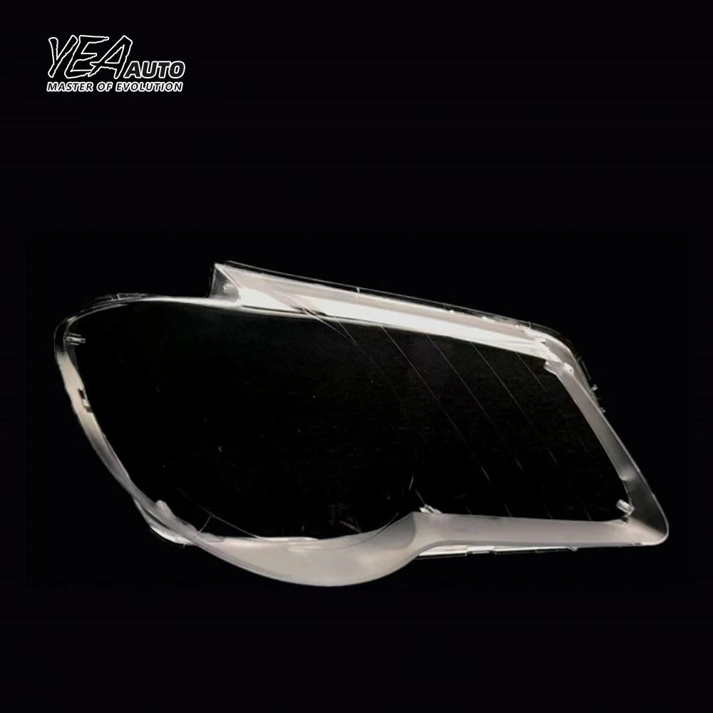 product car headlight glass lampshade cover lens for vw volkswagon touran 2008 2009 2010 head light lens cover-3