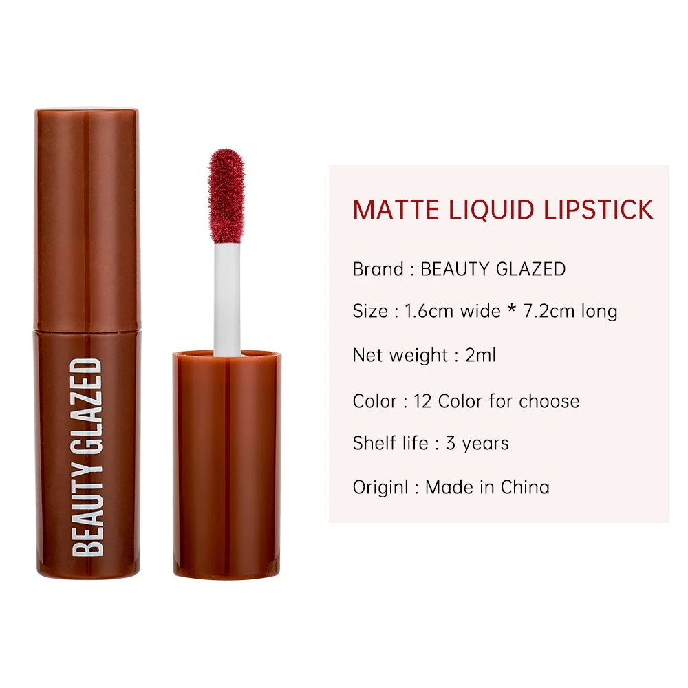 beauty glazed matte lipstick