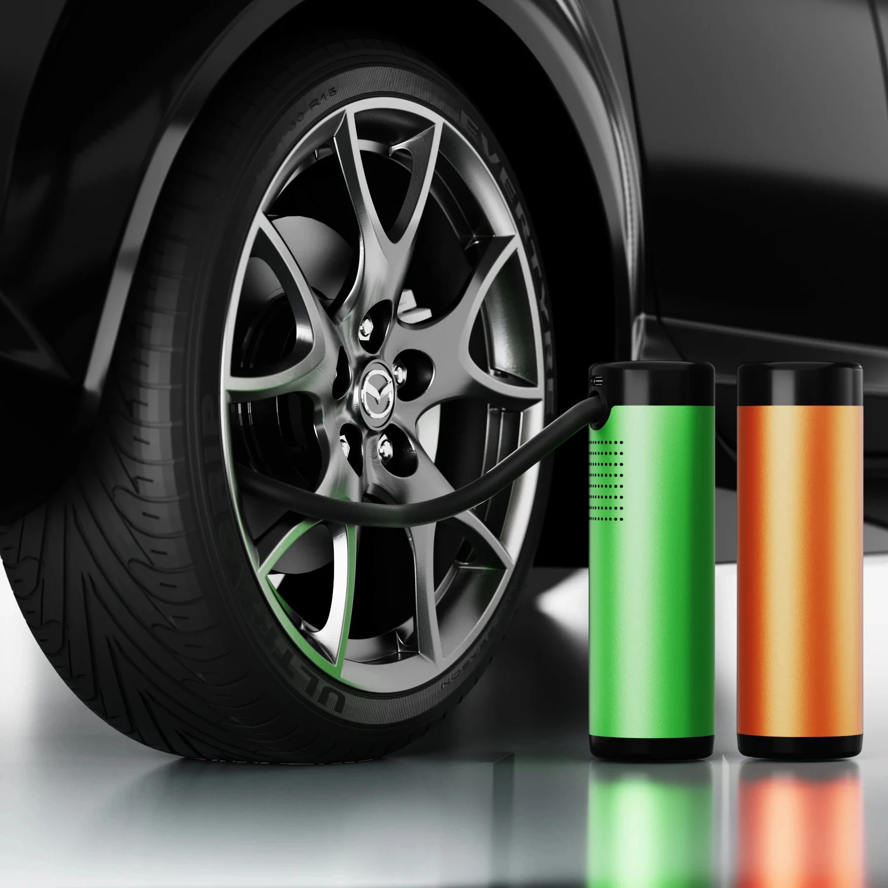 150 PSI портативный мини беспроводной автомобильный воздушный компрессор 5200 мАч насос для шин для футбольного автомобиля велосипедный насос