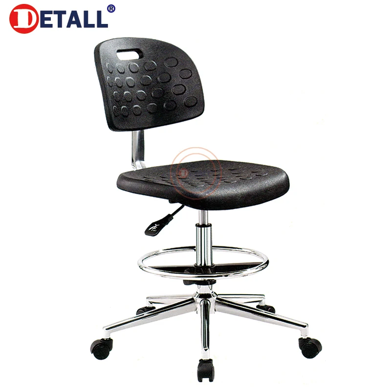 Factory-Produced Adjustable Metal Lab Chair with Lift Modern Design Laboratory Stool for Workshop Use