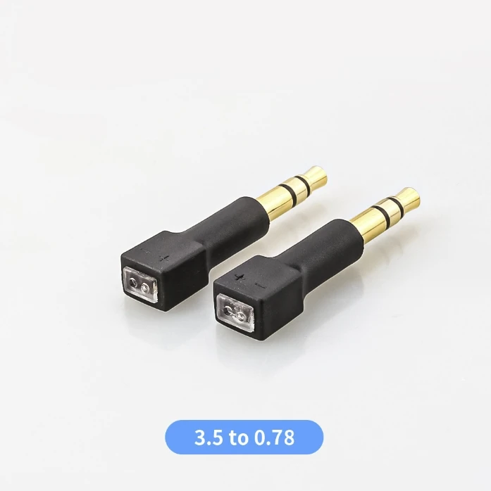 ヘッドホン mmcx 1ペア3.5mm to MMCXアダプター/0.78mm M1 M2 ZX-1 WTD-3ヘッドフォン
