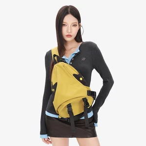 NOXXON Sling Bag Large Capacity Waterproof Nylon Adjustable Crossbody Shoulder Bag Ladies Fanny Chest Bag for Outdoor Camping