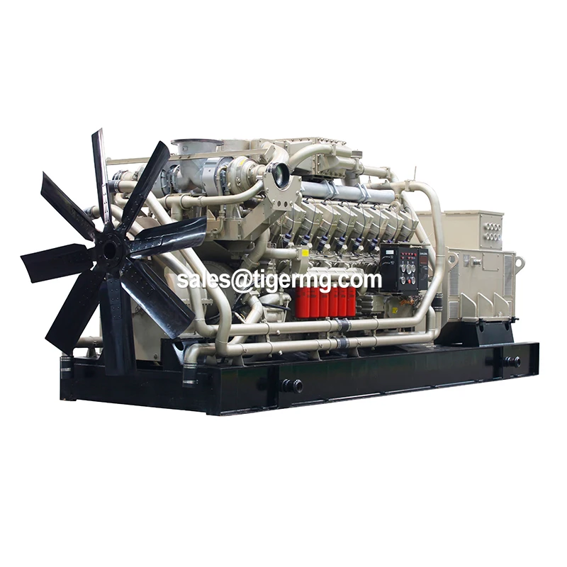 1mw Generator Biogas Electric Power Plant 1000kw 1250kva for Sale Powered by Weichai Yuchai