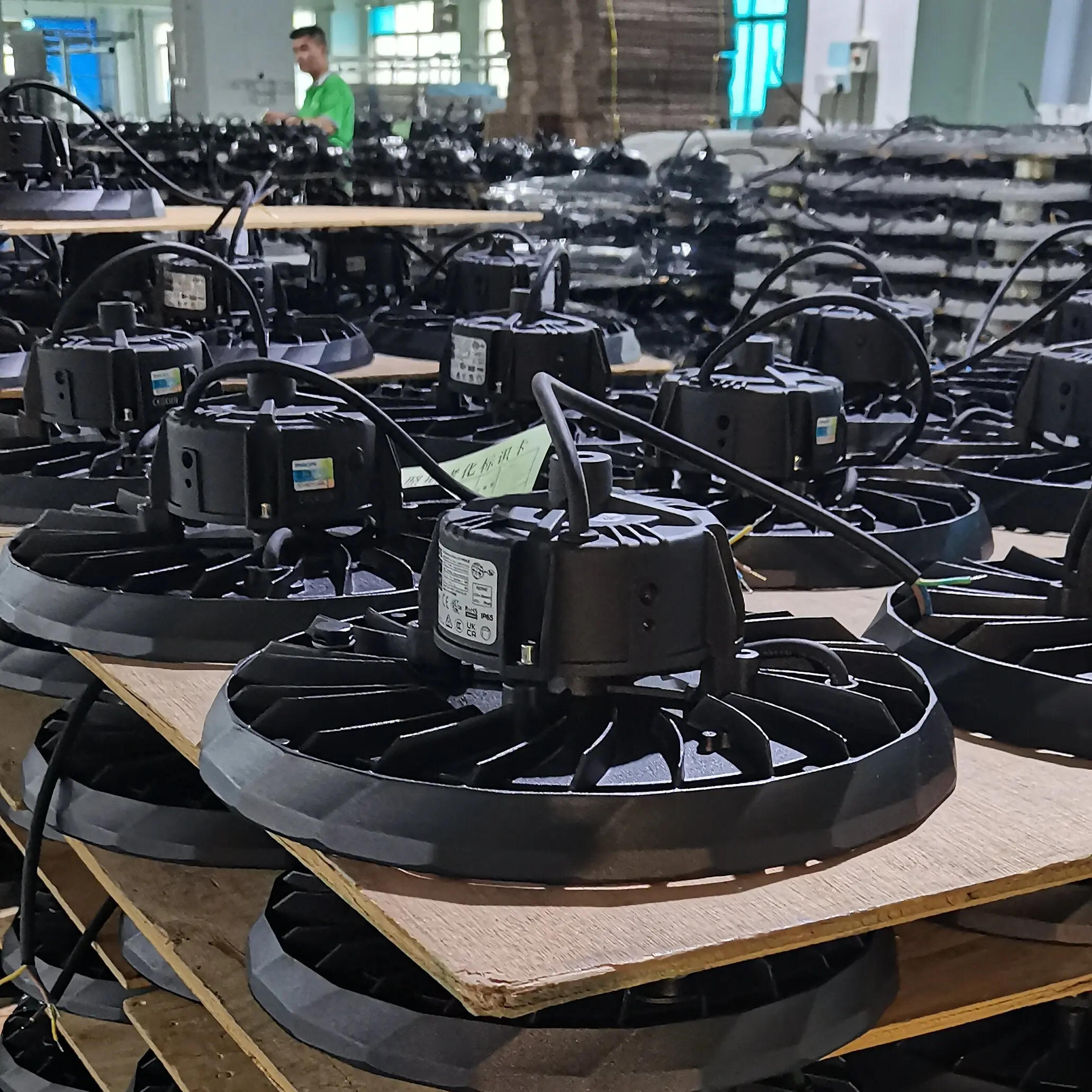 Phillips Driver LED High Bay Light 100W 150W 200W  IP65 Industrial Commercial High Bay Lamp Warehouse Shop UFO High Bay Light