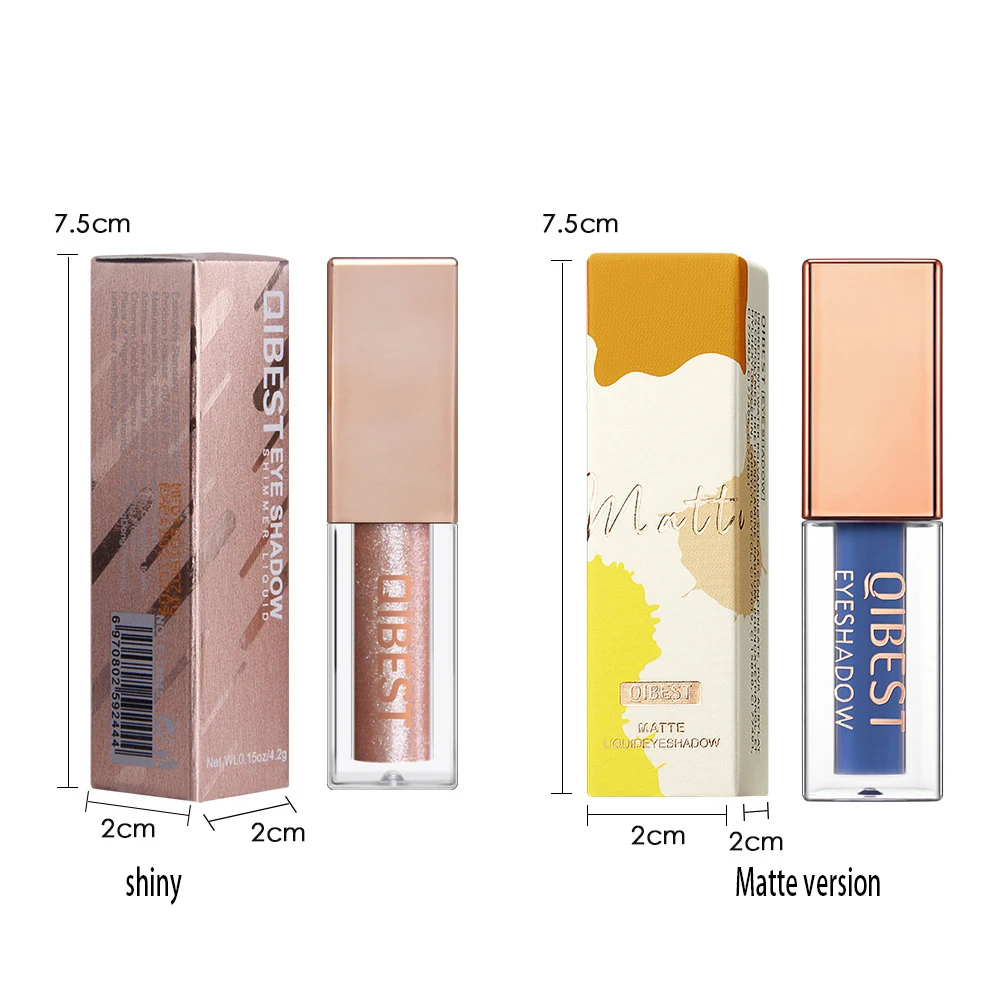 Индивидуальная оптовая продажа, 15 цветов, фирменная торговая марка, ослепительные блестящие матовые алмазные жемчужные жидкие тени для век, палитра теней для век