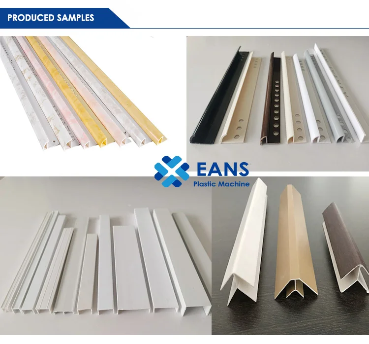 PVC Ceramic Tile Trim Extrusion Machine Plastic Corner Profile Production Line Making Machine