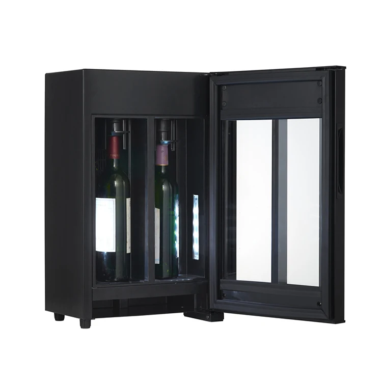 Wholesale  price household  electric 2 bottles  wine cooler dispenser machine with wine preservation system
