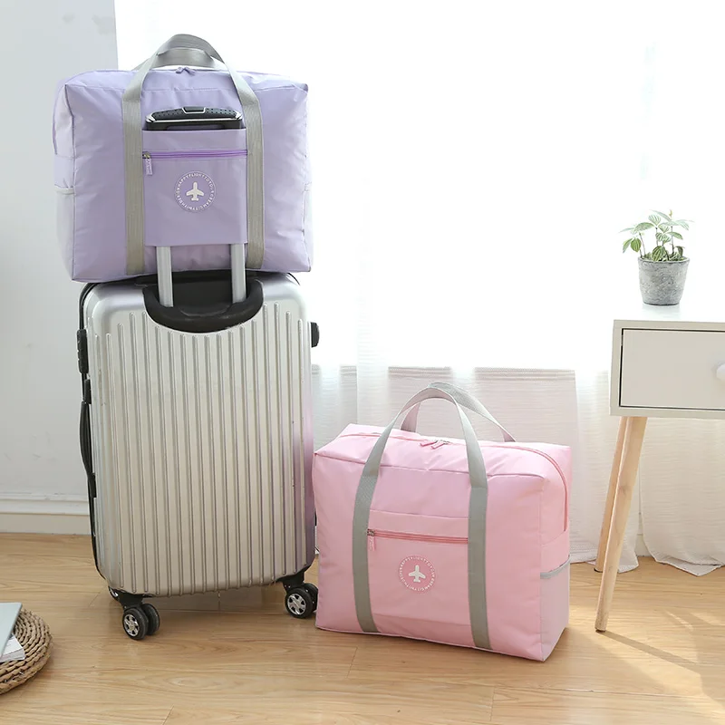 High Quality Duffel Bag Out-door Hiking Ripstop Fabric Large Capacity Waterproof pink Travel Water-Resistant