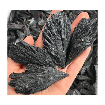 New arrived natural crystals healing angel aura raw rough black tourmaline for sale