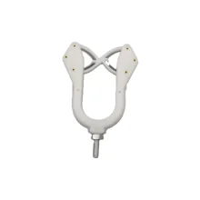White Peach-shaped Wiring Harness Fixing Clamping Jig Wire Clamp Holder