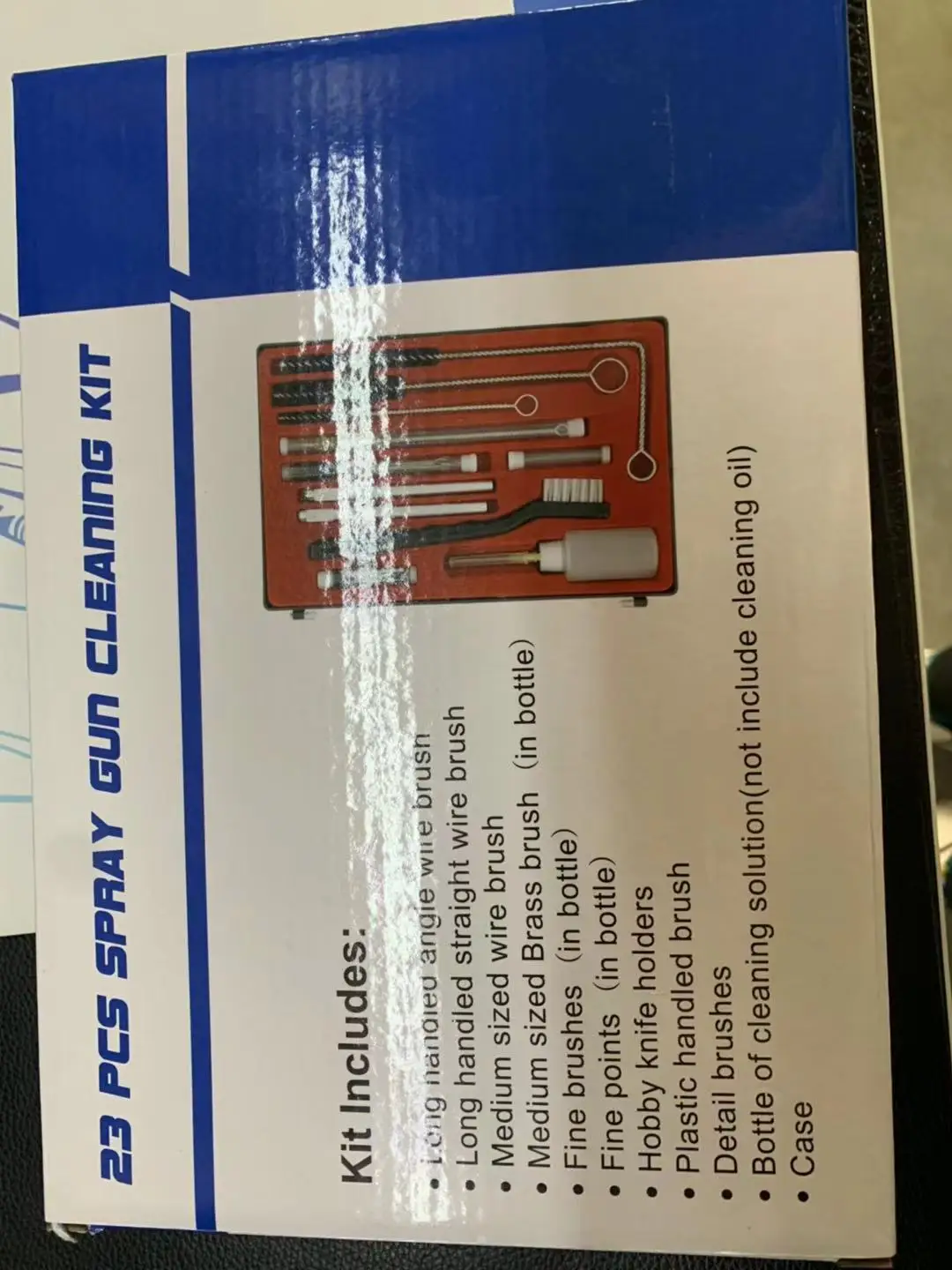 23pcs Paint Spray Gun Cleaning Brush Kit Master Spray Gun Cleaning Set, View Spray Gun Cleaning