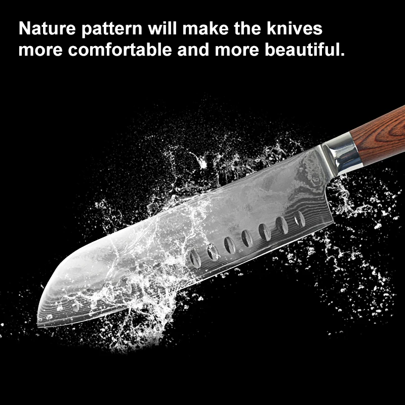 1pc, Professional Chef Knife, 8 Inch Damascus Kitchen Knives Of Japanese  VG-10 Stainless Steel ,Ultra Sharp Blade And Ergonomic Handle, Stain  Resistan