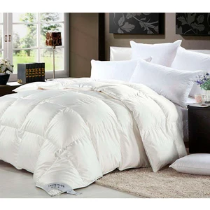 Comforter Sets Bedding Luxury Silk Cover Goose Down Machine Washable Queen Bed Comforter Set Quilts