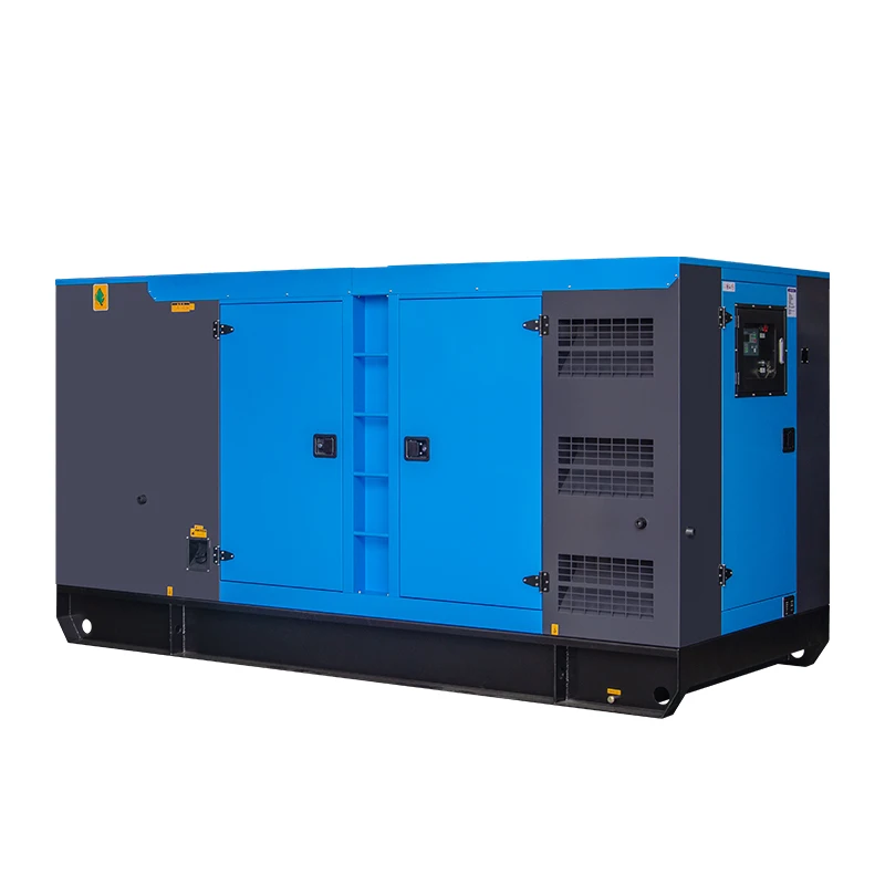 Powered by Perkins Soundproof Gensets 250 Kva Closed Power Plants 200 kw EPA  Super Silent Generator 200kw