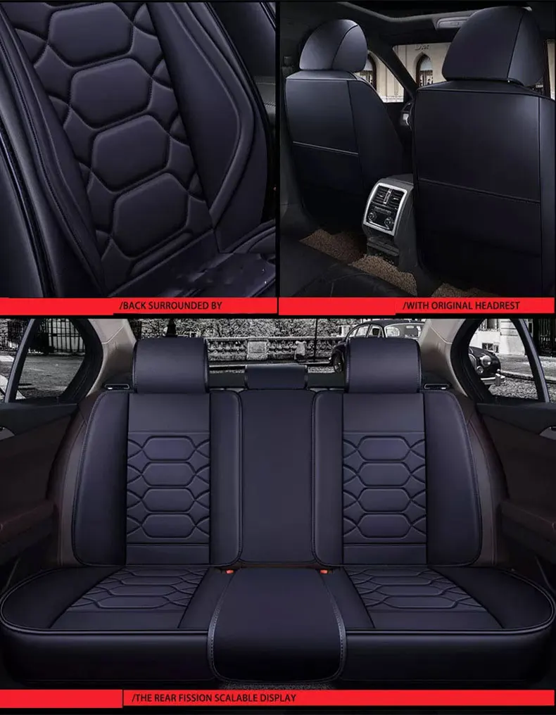 All Season Leather Original Car Seat Covers Car Accessories Interior