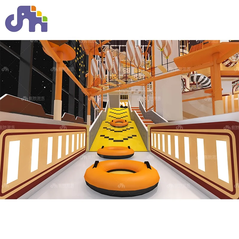 Domerry New Design Customized Commercial Kids Amusement Park Facilities Indoor Playground Slides Soft Play Amusement Machine