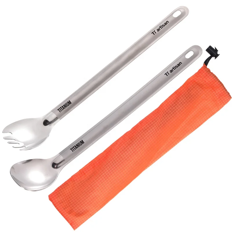 2in1 Titanium Ultralight Tableware - Perfect for Outdoor