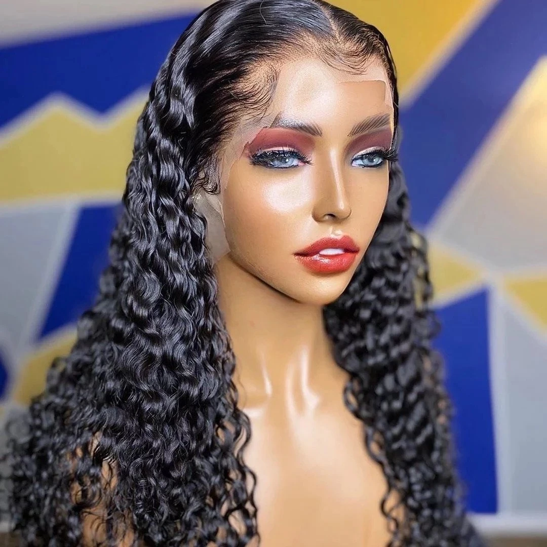 Curly Human Hair Wig Hd Full Lace Front image