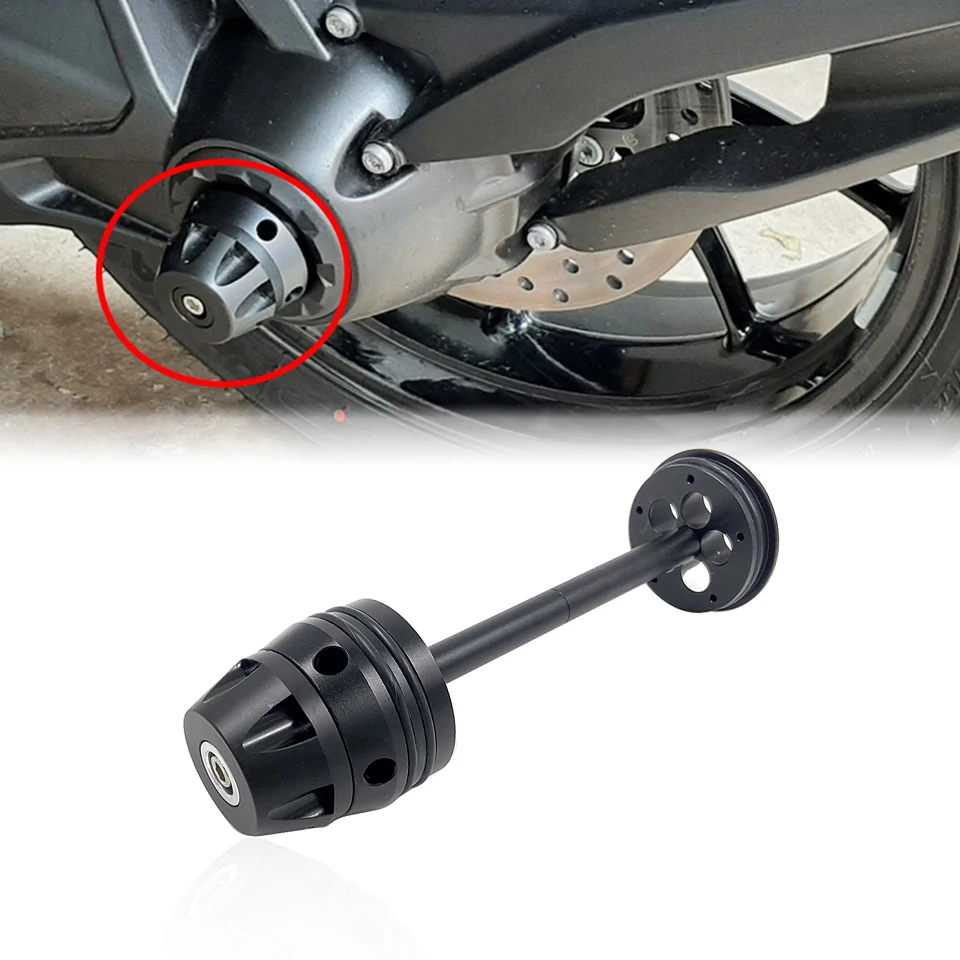 Motorcycle Rear Wheel Axle Fork Crash Protector Slider For BMW R1250GS Adv  LC K1200GT R1250 GS/RT/R R nine T R1200GS K1300 GT/R