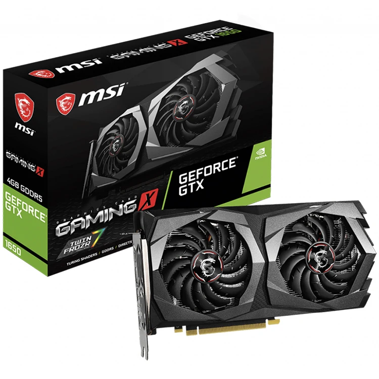 MSI GeForce GTX 1650 GAMING X 4G Used Graphics Card with 4GB GDRR6 128-Bit  Memory