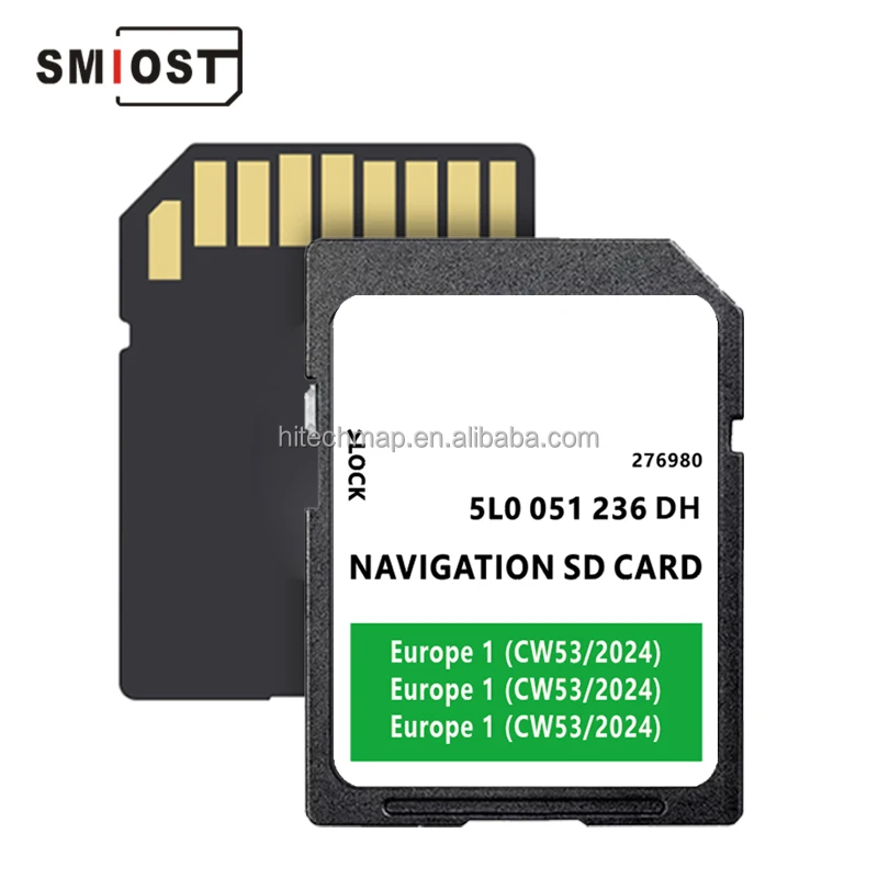 32GB CID SD Map Memory Card 2023 Navigation Car GPS Update Software for Skoda MIB2 Amundsen